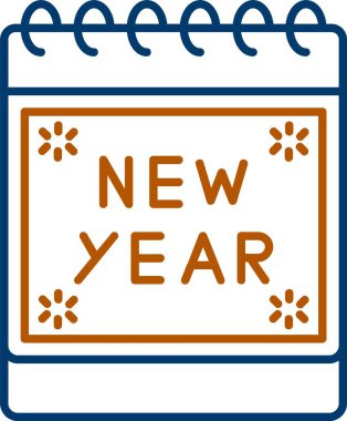 Web Kullanımı için Takvim Simgesi, Basit Vektör İllüstrasyonu