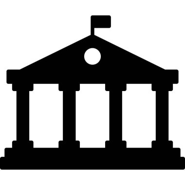 Banka oluşturma vektör simgesi