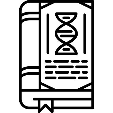 DNA test tüp simgesi, özet biçimi