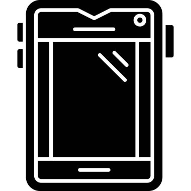 Akıllı telefon. Web simgesi basit illüstrasyon