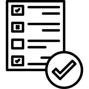 kontrol listesi simgesi