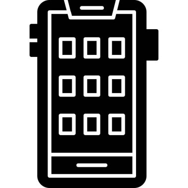 Telefon simgesi vektör illüstrasyonu