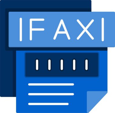 Dosya biçiminin vektör illüstrasyonu