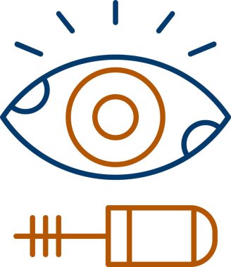 Göz Maskesi Simgesi, Web Kullanımı için Basit Vektör İllüstrasyonu