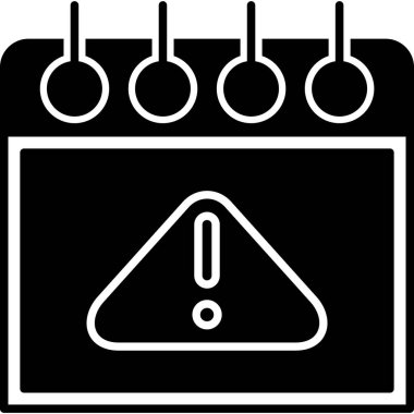 Ana hat biçiminde uyarı hatası uyarısı simgesi