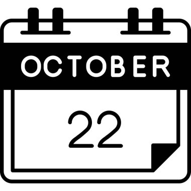 Takvim simgesi tasarımı, vektör illüstrasyonu