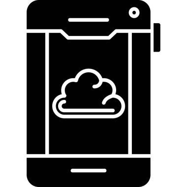 bulut hesaplama vektörü simgesi