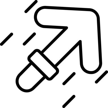 Tek bir izole simgenin vektör illüstrasyonu,