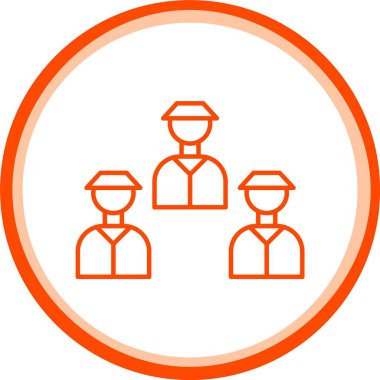 Web kullanımı için Kullanıcı Simgesi, Basit Vektör İllüstrasyonu