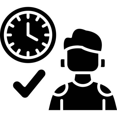 saat simgesi vektör illüstrasyonuName