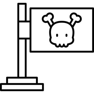 Bilgisayar monitörü simgesi. Basit tasarım