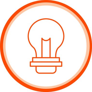 Web Kullanımı için İyi Fikir Simgesi, Basit Vektör İllüstrasyonu