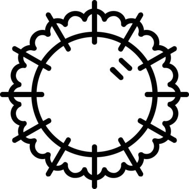 Bir çelengin vektör illüstrasyonu