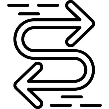 Tek bir harfin vektör illüstrasyonu