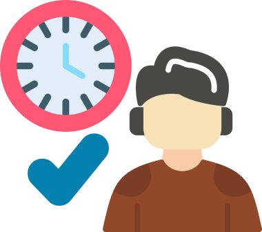 çağrı merkezi operatör simgesi, izometrik biçim