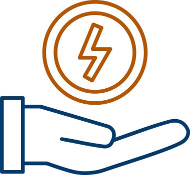 Web Kullanımı için El Simgesi, Basit Vektör İllüstrasyonu