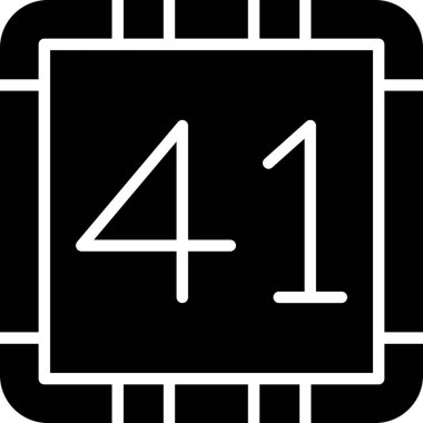 Takvim 4 simgesi ana hat biçiminde