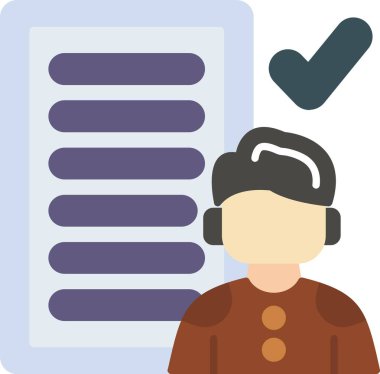 Müşteri Bakımı. Basit illüstrasyon