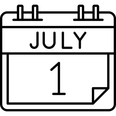 Takvim simgesi vektör illüstrasyonu