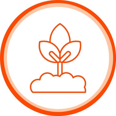 Filiz Simgesi, Web Kullanımı için Basit Vektör İllüstrasyonu