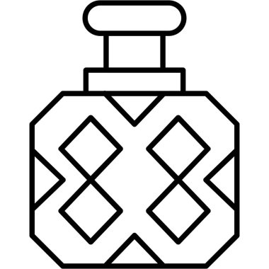 Şişe şişe simgesi ana hatlarıyla iç