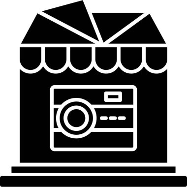 Mağaza kutsal kişilerin resmi, vektör çizim