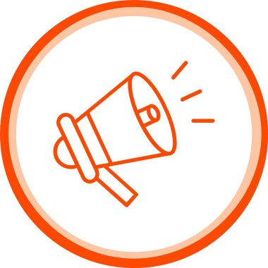 Web Kullanımı için Tanıtım Simgesi, Basit Vektör İllüstrasyonu