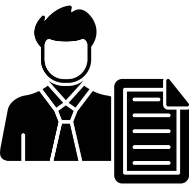 vektör içinde avatar yöneticisi simgesi