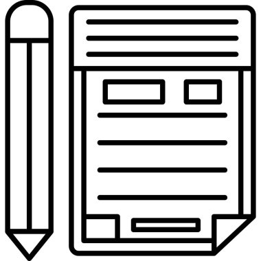 Kitap. Web simgesi vektör illüstrasyonu