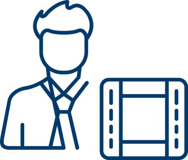 iş ve ofis simgesi vektör çizimi çizimi