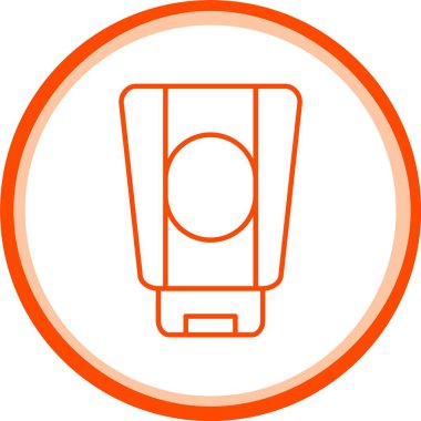 Benzersiz trafik sinyali vektör simgesi