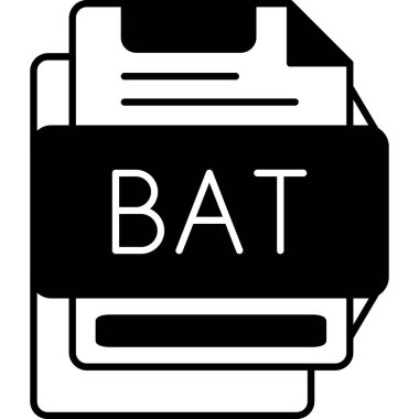 Yarasa. Web simgesi basit illüstrasyon