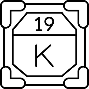 K harfi simgesinin gösterimi