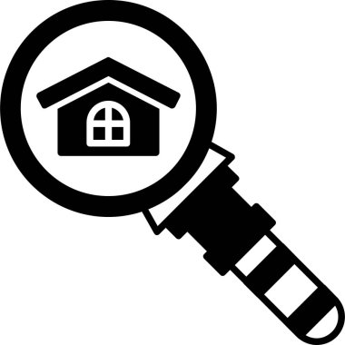 ev arama evi simgesi ana hat biçiminde