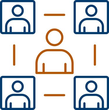 Web kullanımı için Konuşma Simgesi, Basit Vektör İllüstrasyonu