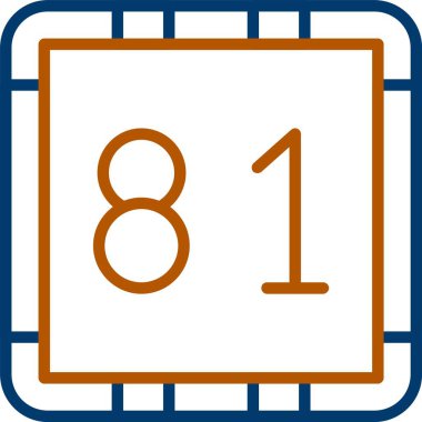 81. Seksen bir Simge