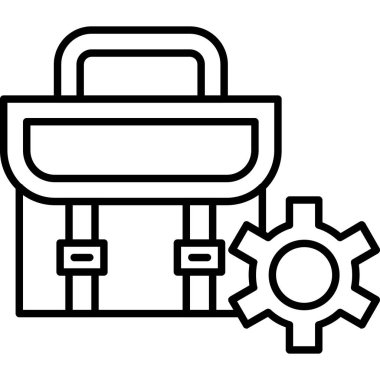 dişli simgesi vektör illüstrasyonu