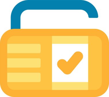 onay kutusu simgesi vektör çizimi