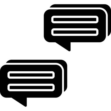 Konuşma baloncukları vektör illüstrasyonu