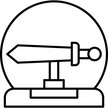 Uydu simgesinin vektör çizimi