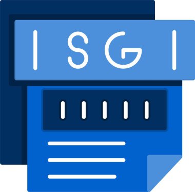 Dosya biçiminin vektör illüstrasyonu