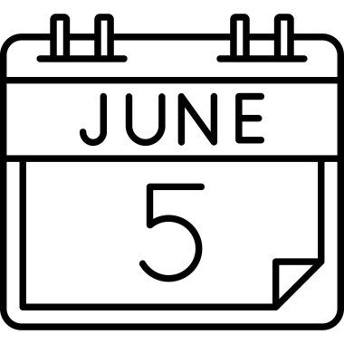 vektör Takvimi Simgesi illüstrasyonu