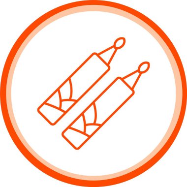 Kaş Kalemi Simgesi, Web Kullanımı için Basit Vektör İllüstrasyonu