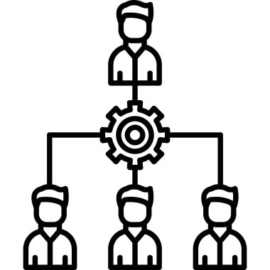ağ bağlantısı simgesi, basit vektör illüstrasyon tasarımı