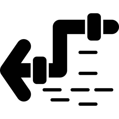 Spor salonu spor salonu ikonu, taslak biçimi