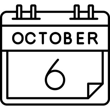 Takvim simgesi vektör illüstrasyonu