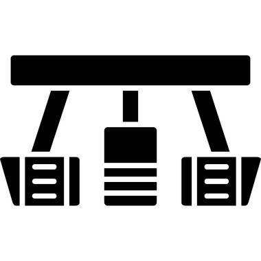 Modern bir simgenin vektör illüstrasyonu