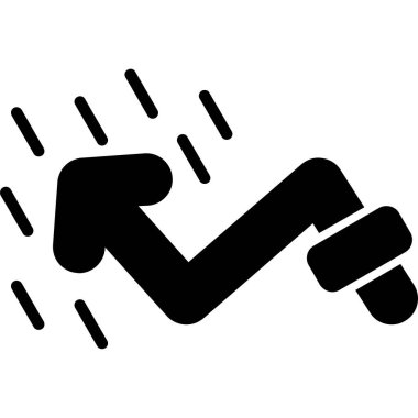 vektör biçiminde insan vücudu acı simgesi