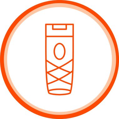 Şampuan Simgesi, Web Kullanımı için Basit Vektör İllüstrasyonu