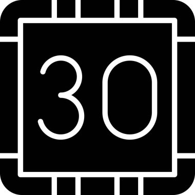 Dijital saat vektör simgesi